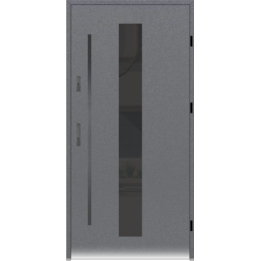 WIKĘD GD01A Glass Design Optimum Termo 90 lewe | Antracyt Jedwabny