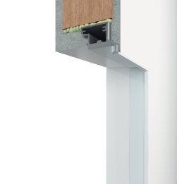 DRE SARA ECO 2 - ościeżnica aluminiowa z odwróconą przylgą, aluminium