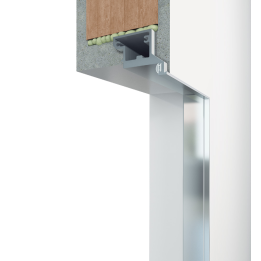 DRE SARA ECO 2 - ościeżnica aluminiowa z odwróconą przylgą, biała RAL 9003