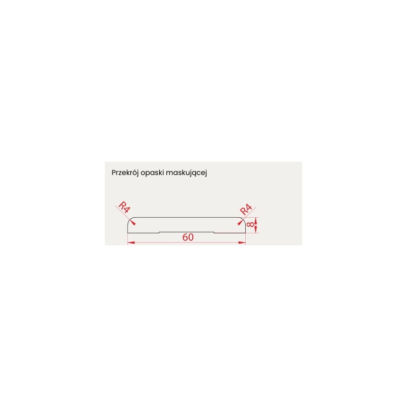 ESSTILO opaska płaska 6 cm — Top Decor — magazyn producenta
