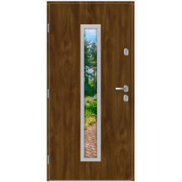 GERDA Select Hanover 5 (NS5), "90" lewe, inox, Dąb szlaczetny