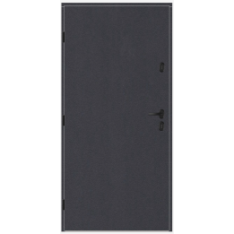 GERDA Select Płaskie (W00), "90" lewe, black, Antracyt piaskowany