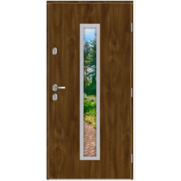 GERDA Select Hanover 5 (NS5), "90" prawe, inox, Dąb szlachetny